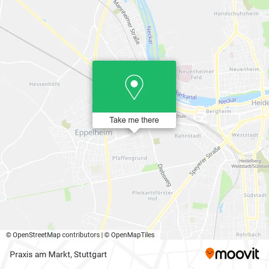 Карта Praxis am Markt
