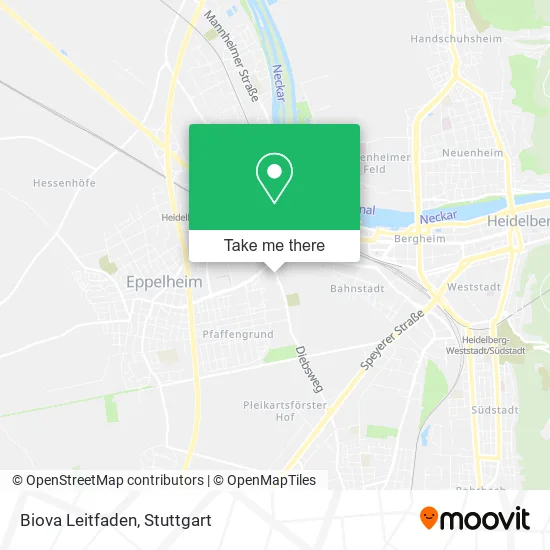 Карта Biova Leitfaden
