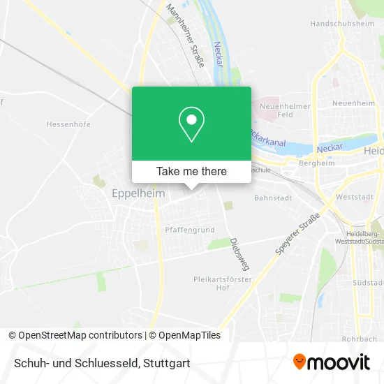Карта Schuh- und Schluesseld