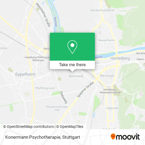 Карта Konermann Psychotherapie