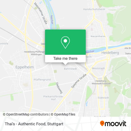 Thai's - Authentic Food map