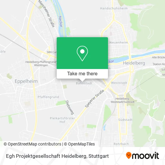 Карта Egh Projektgesellschaft Heidelberg