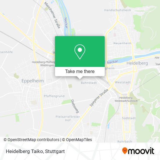 Heidelberg Taiko map