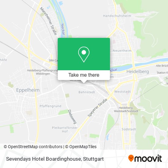 Sevendays Hotel Boardinghouse map