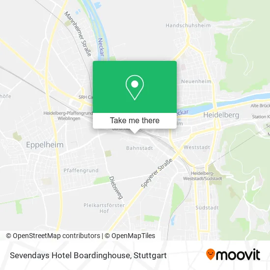 Карта Sevendays Hotel Boardinghouse