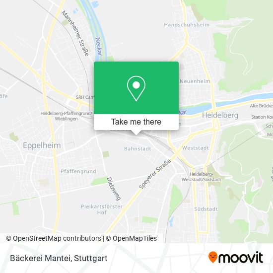Bäckerei Mantei map