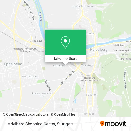 Карта Heidelberg Shopping Center