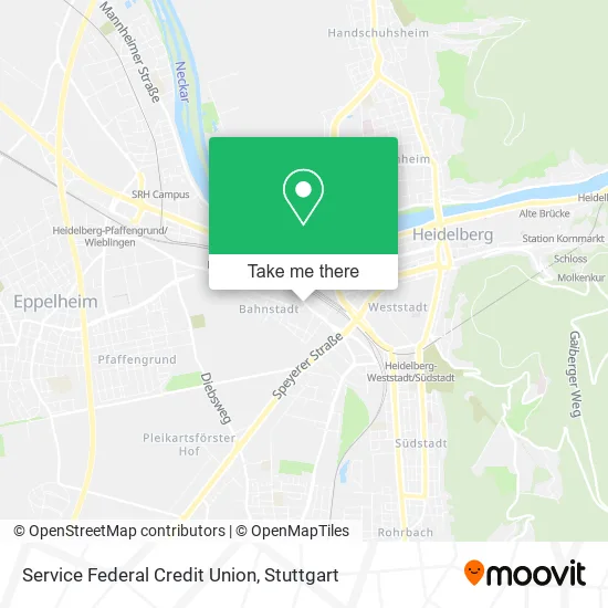 Service Federal Credit Union map