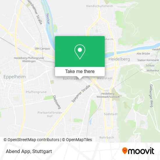 Карта Abend App