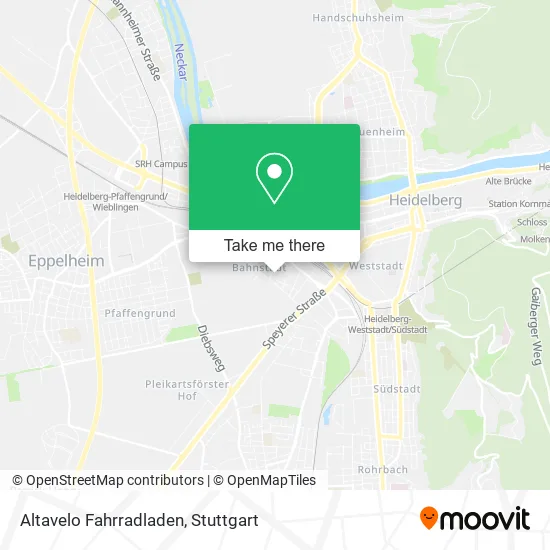 Карта Altavelo Fahrradladen