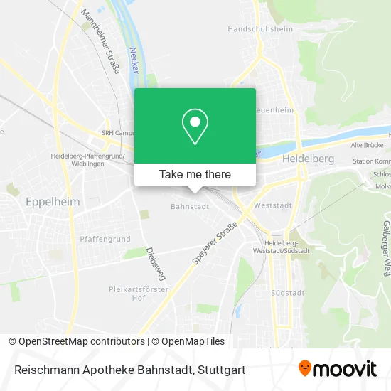 Карта Reischmann Apotheke Bahnstadt