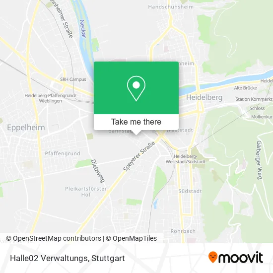 Карта Halle02 Verwaltungs