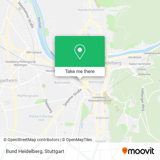 Карта Bund Heidelberg