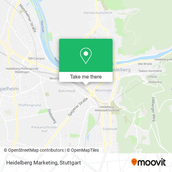 Heidelberg Marketing map