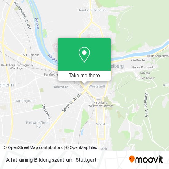 Alfatraining Bildungszentrum map