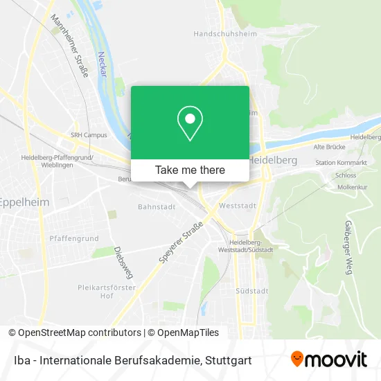 Карта Iba - Internationale Berufsakademie