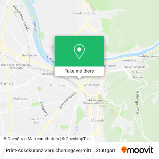Карта Print-Assekuranz Versicherungsvermittl.