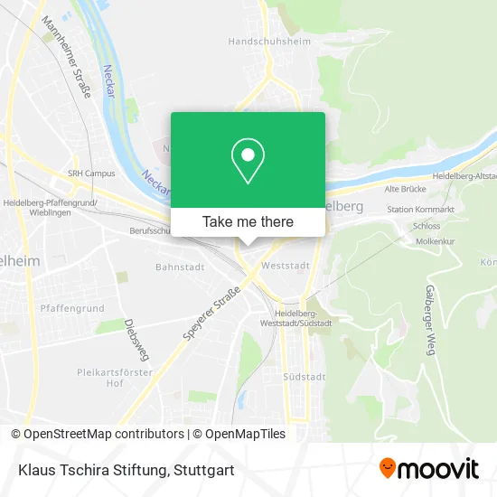 Карта Klaus Tschira Stiftung
