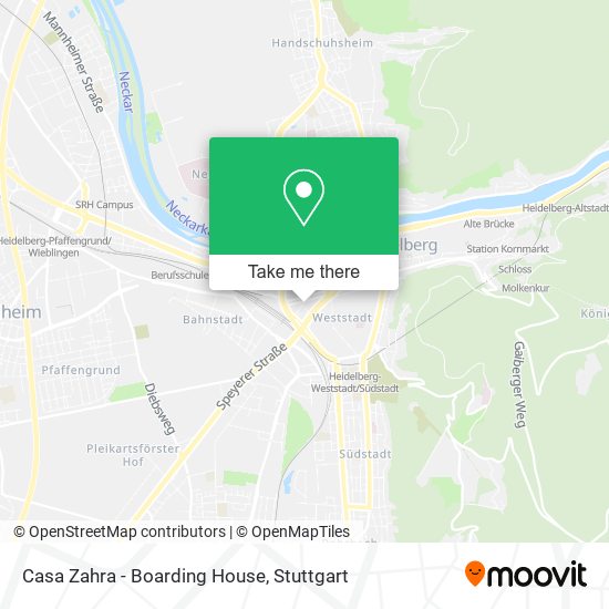 Casa Zahra - Boarding House map