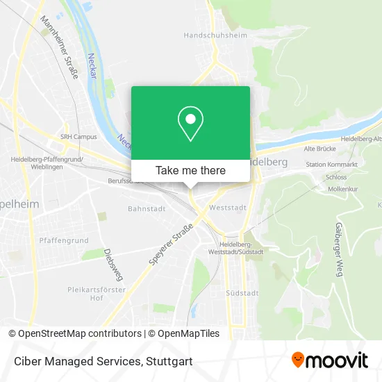 Карта Ciber Managed Services