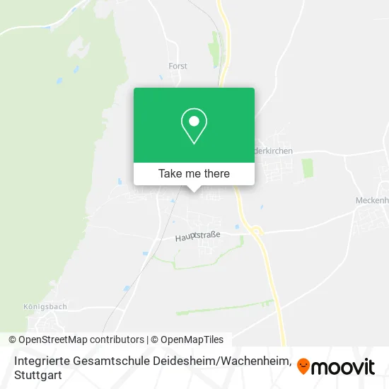 Карта Integrierte Gesamtschule Deidesheim / Wachenheim
