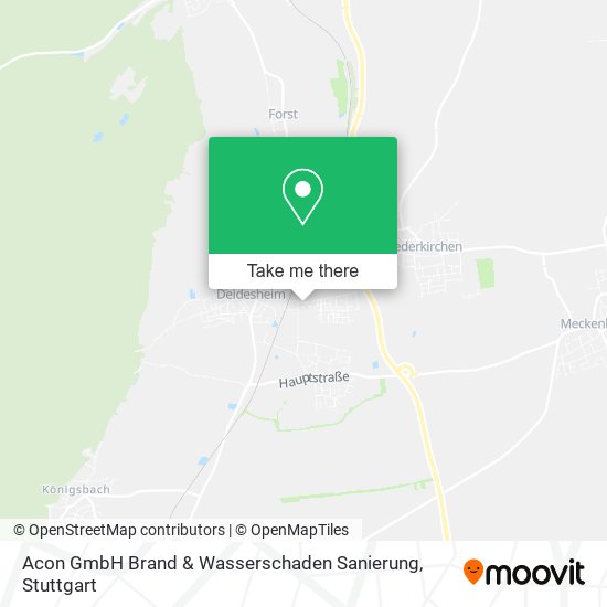 Acon GmbH Brand & Wasserschaden Sanierung map