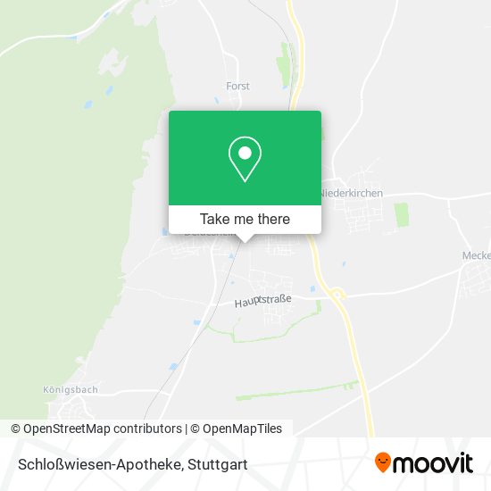 Schloßwiesen-Apotheke map