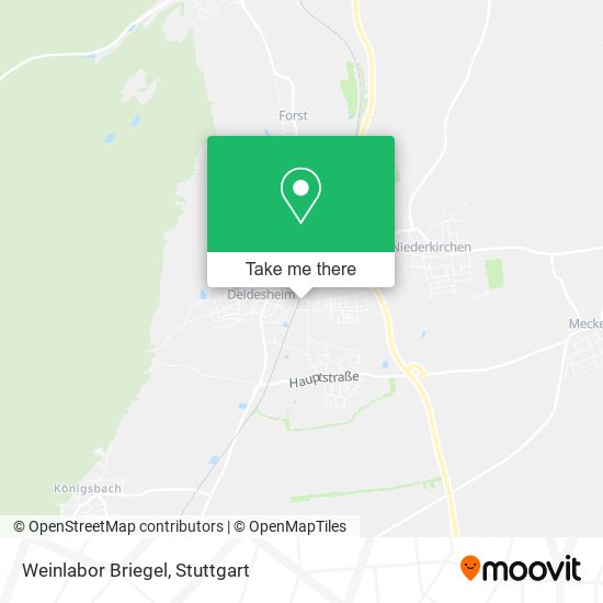 Карта Weinlabor Briegel