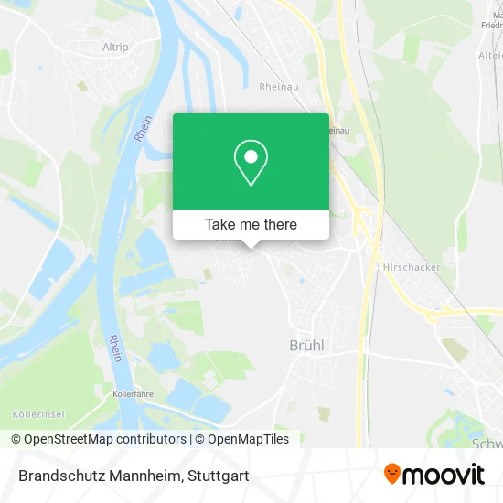 Карта Brandschutz Mannheim