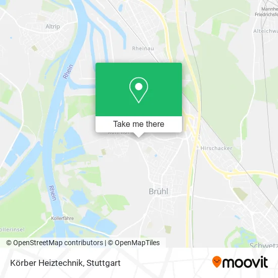 Карта Körber Heiztechnik