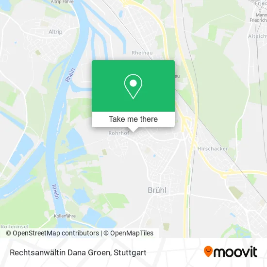 Карта Rechtsanwältin Dana Groen
