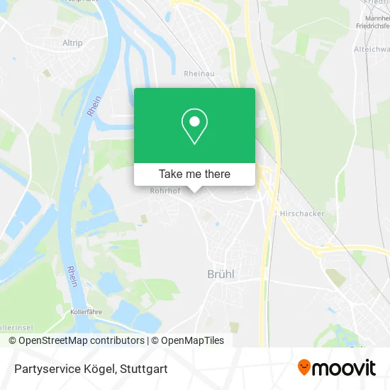 Карта Partyservice Kögel