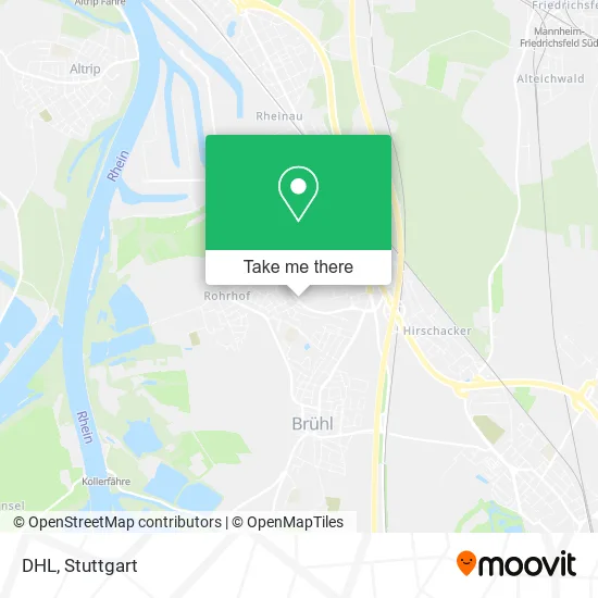 Карта DHL