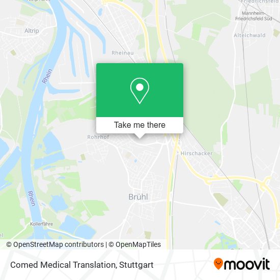 Карта Comed Medical Translation