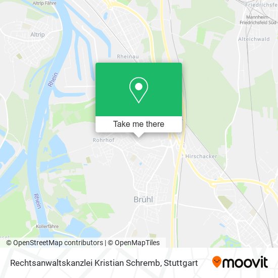 Rechtsanwaltskanzlei Kristian Schremb map