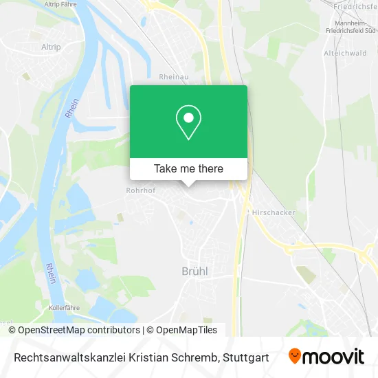 Карта Rechtsanwaltskanzlei Kristian Schremb