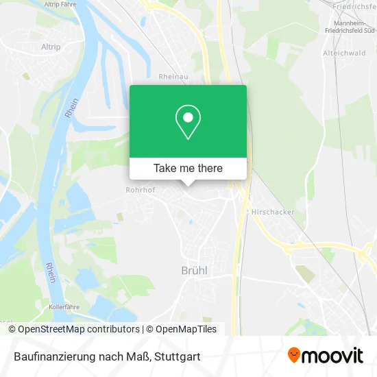 Карта Baufinanzierung nach Maß