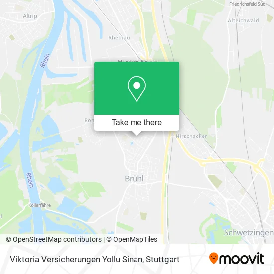 Карта Viktoria Versicherungen Yollu Sinan