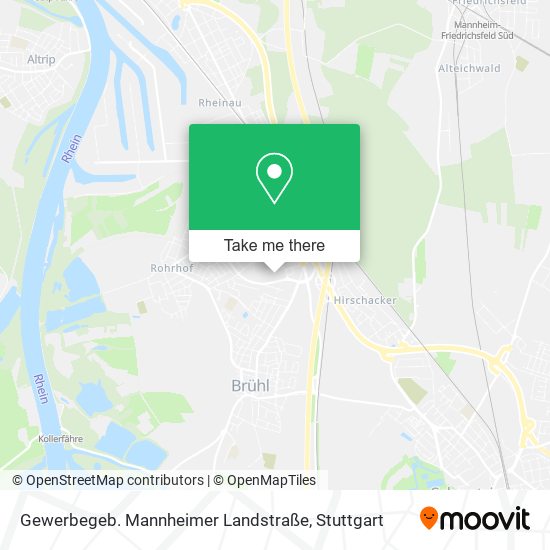 Gewerbegeb. Mannheimer Landstraße map