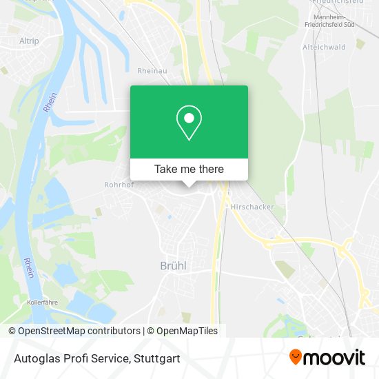 Autoglas Profi Service map