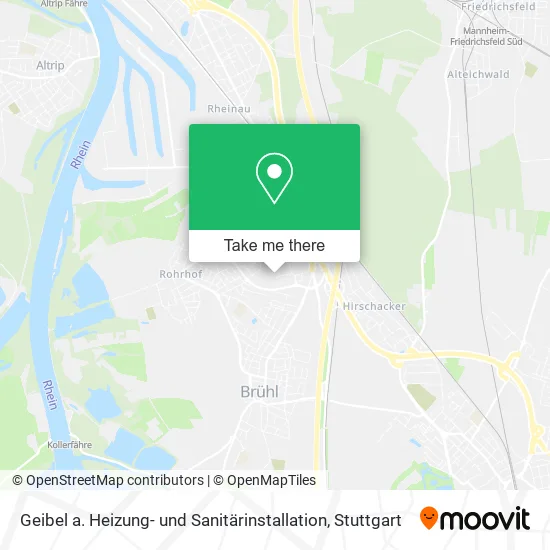 Карта Geibel a. Heizung- und Sanitärinstallation