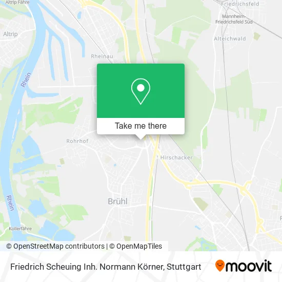 Карта Friedrich Scheuing Inh. Normann Körner