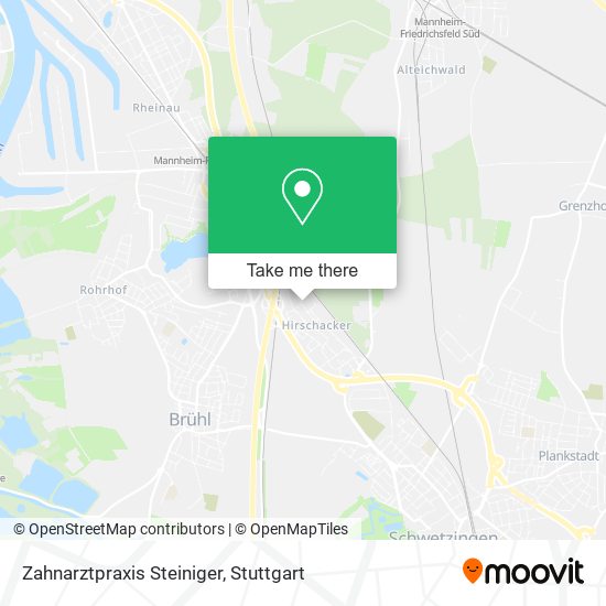 Карта Zahnarztpraxis Steiniger