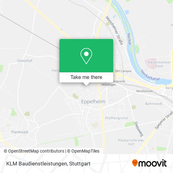 KLM Baudienstleistungen map