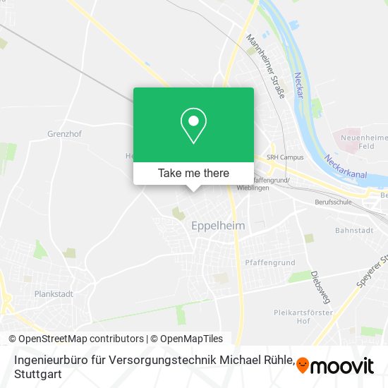 Ingenieurbüro für Versorgungstechnik Michael Rühle map