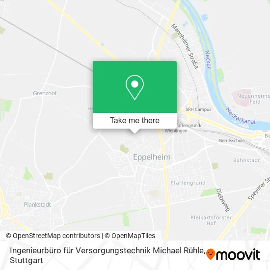 Карта Ingenieurbüro für Versorgungstechnik Michael Rühle