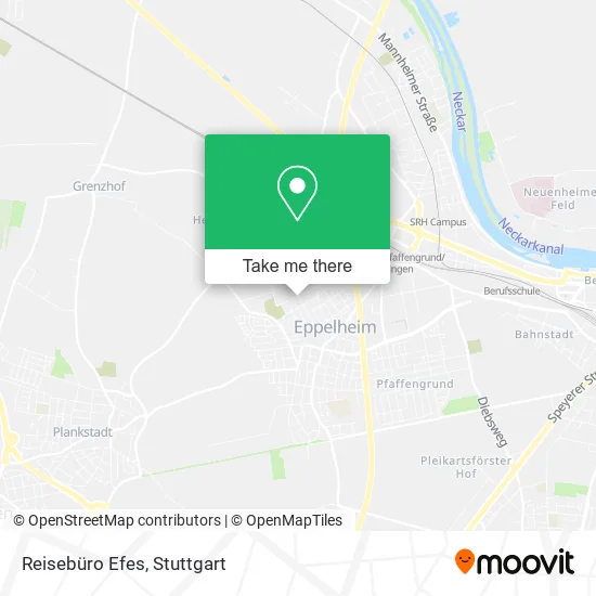 Карта Reisebüro Efes