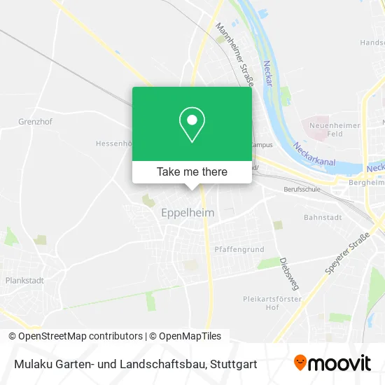 Карта Mulaku Garten- und Landschaftsbau
