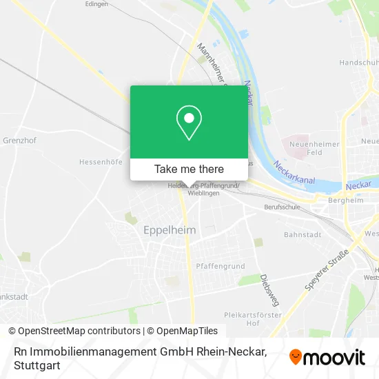 Карта Rn Immobilienmanagement GmbH Rhein-Neckar