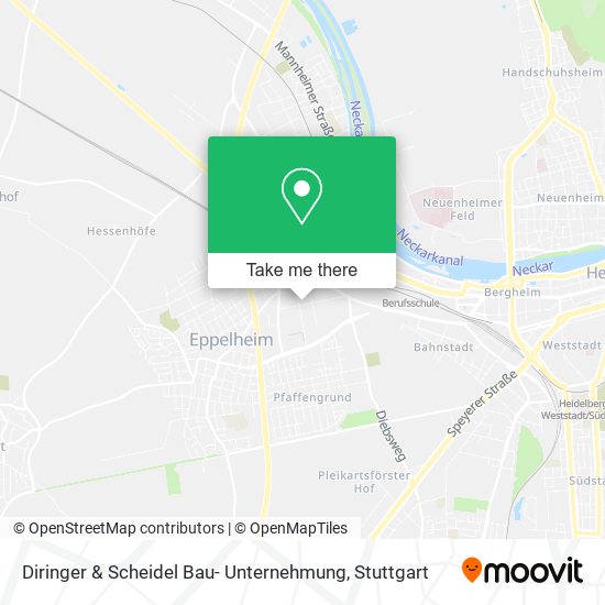 Карта Diringer & Scheidel Bau- Unternehmung